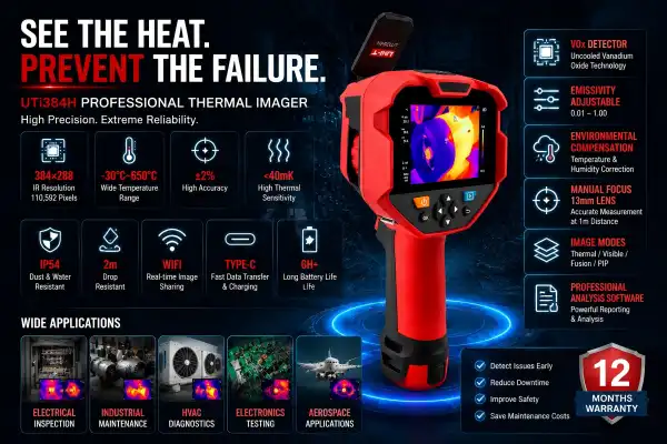 How Accurate Is UTi384H Thermal Imager for Temperature Analysis?